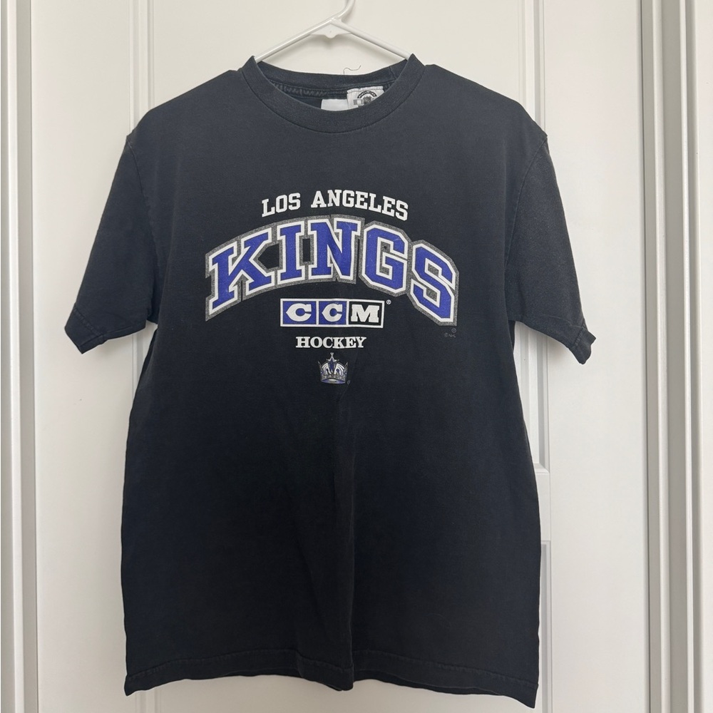 Vintage CCM Los Angeles Kings NHL Hockey T-Shirt Official Licensed Medium